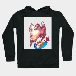 drag queen light background Hoodie